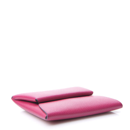 Hermes Epsom Bastia Coin Purse Rose Pourpre 3 of 5
