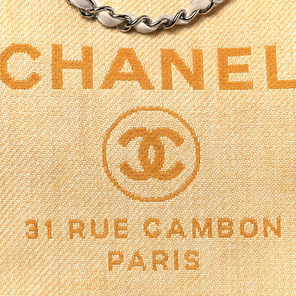 Chanel Woven Straw Raffia Medium Deauville Tote Beige 13 of 13