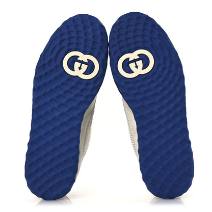 Gucci Dali Soft Calfskin Mens Mac80 Sneakers 11.5 Off White Blue 7 of 14
