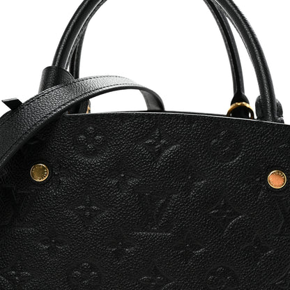 Louis Vuitton Empreinte Montaigne MM Black 7 of 9