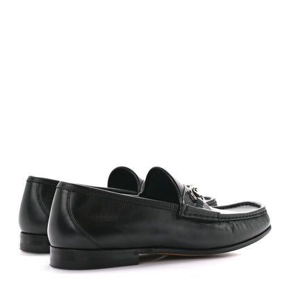 Gucci Lebonne Calfskin Mens Horsebit Loafers With Cover 8.5 Black 7 of 15