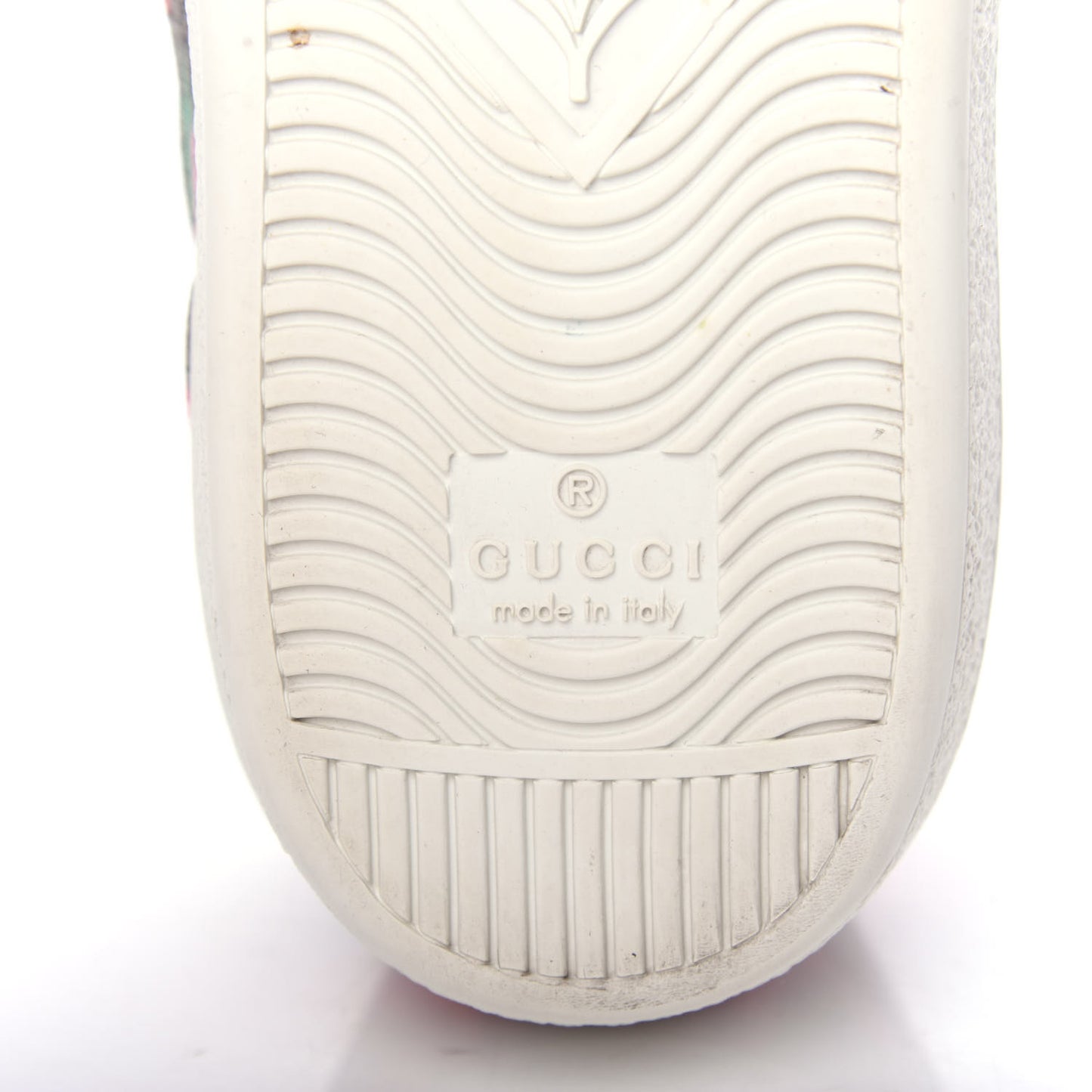 GG Supreme Monogram Strawberry Web Womens Ace Sneakers 38 Beige Multicolor Red Green