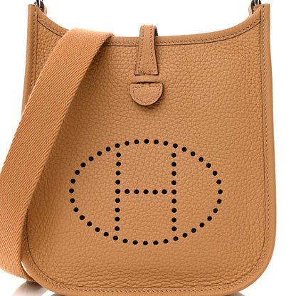 Hermes Taurillon Clemence Evelyne TPM Biscuit 8 of 11