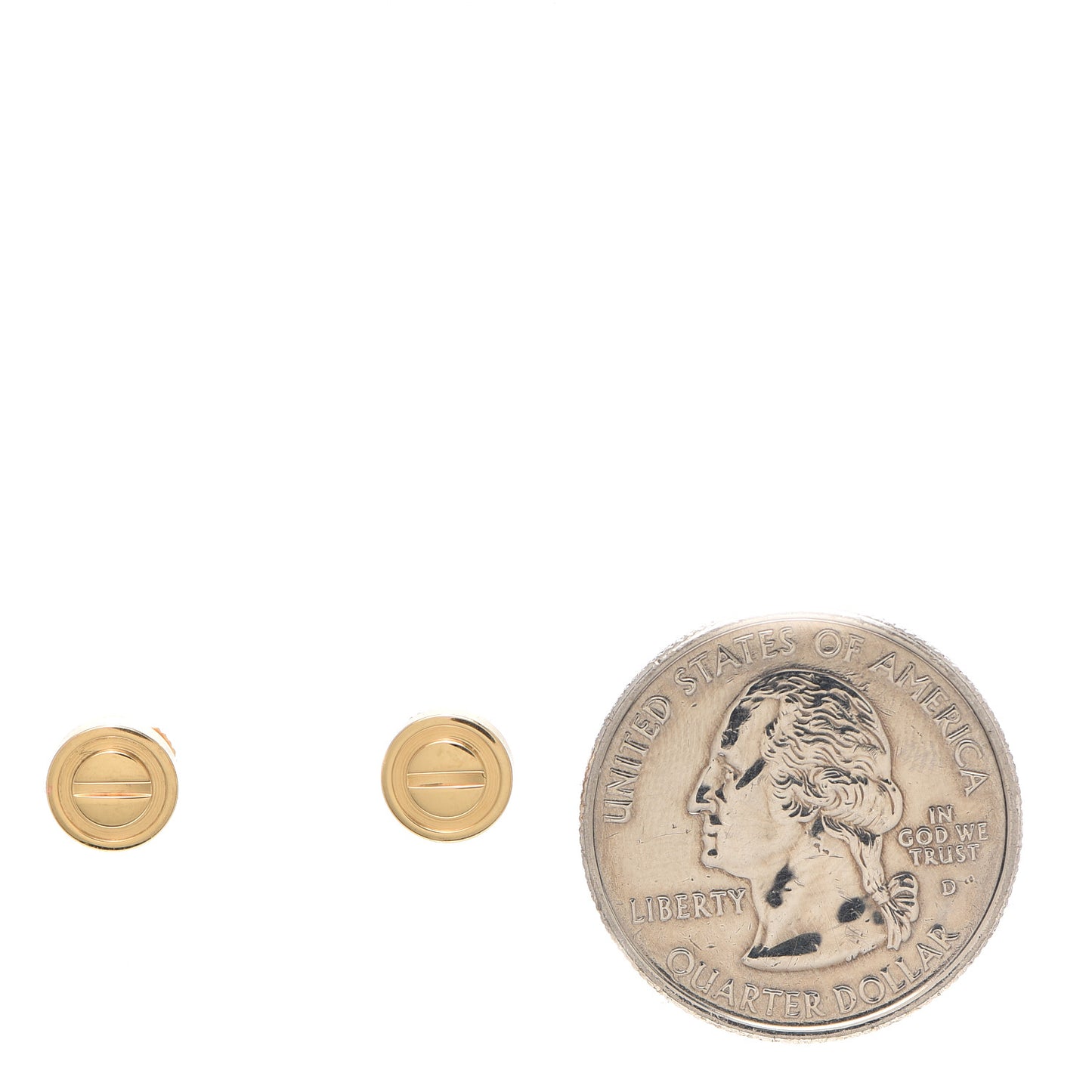 18K Yellow Gold LOVE Earrings