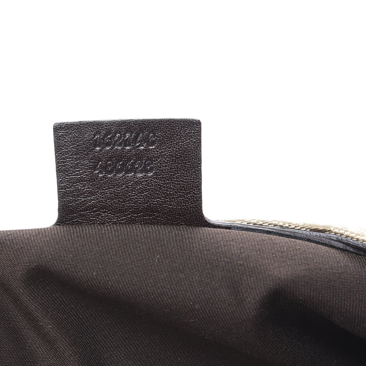 Monogram Horsebit Web Hobo Brown