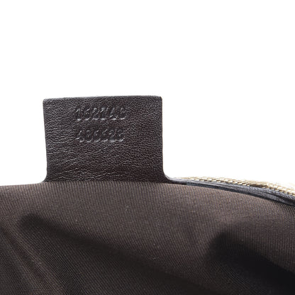 Gucci Monogram Horsebit Web Hobo Brown 6 of 11