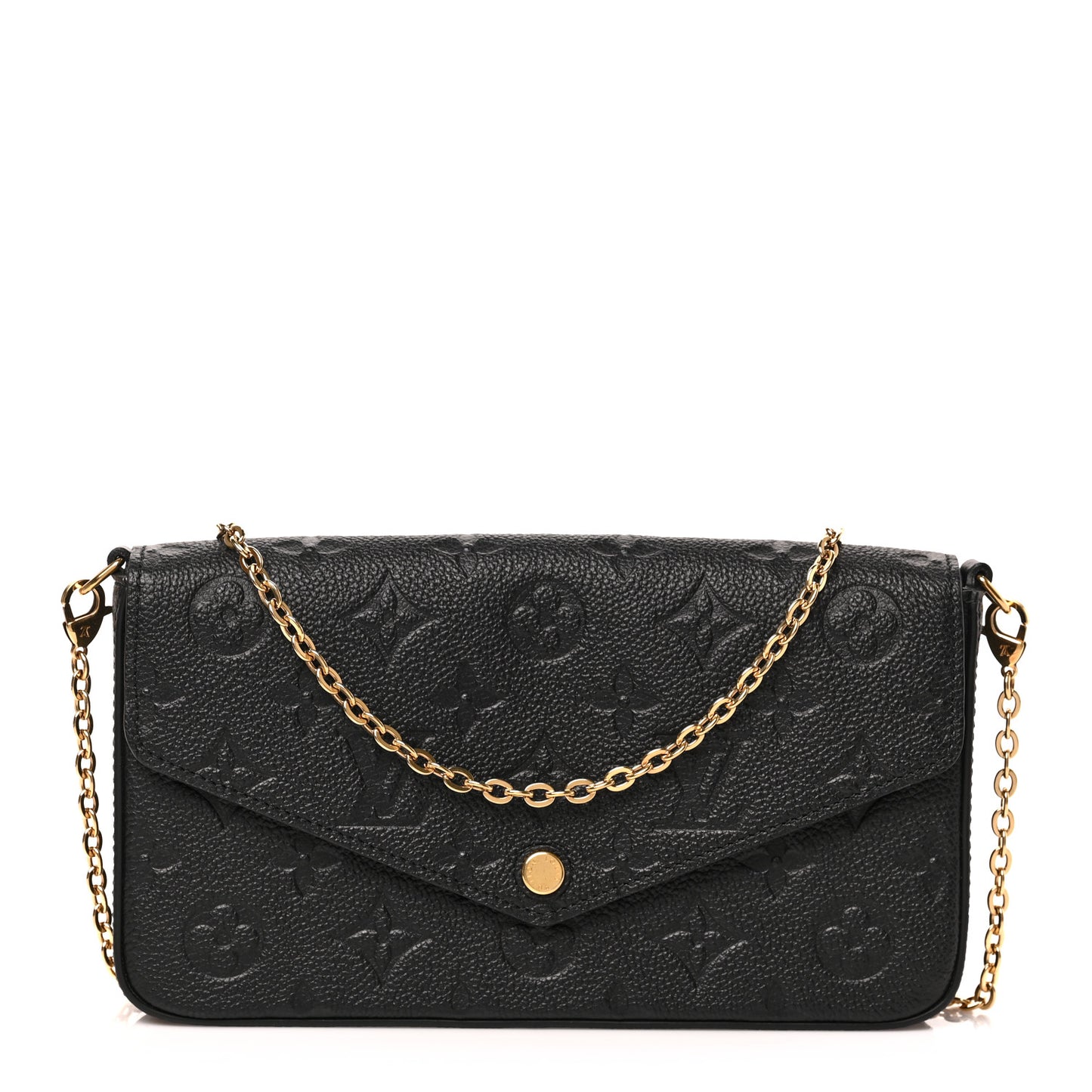 Empreinte Pochette Felicie Chain Wallet Black