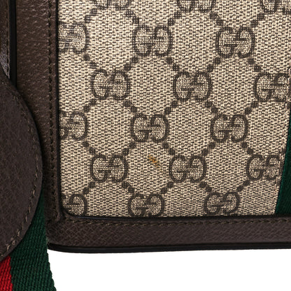 Gucci GG Supreme Web Small Ophidia Top Handle Shoulder Bag Brown 12 of 12