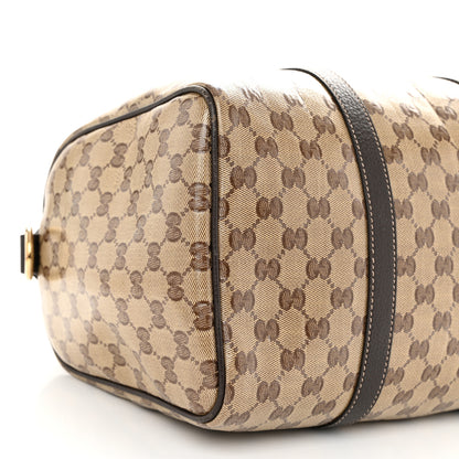 Gucci Crystal Monogram Medium Joy Boston Dark Brown 9 of 10