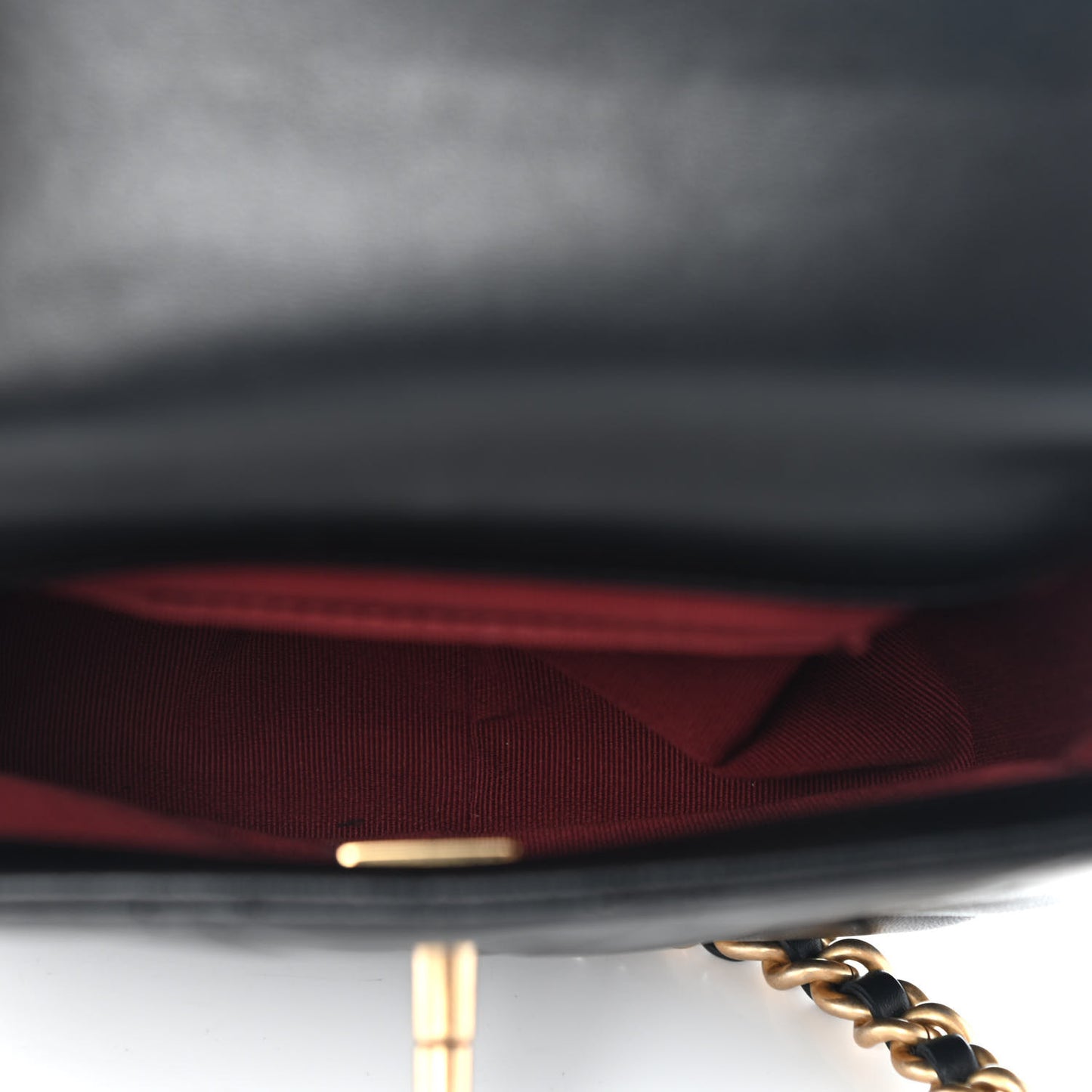 Lambskin Quilted Mini Side Note Flap Black