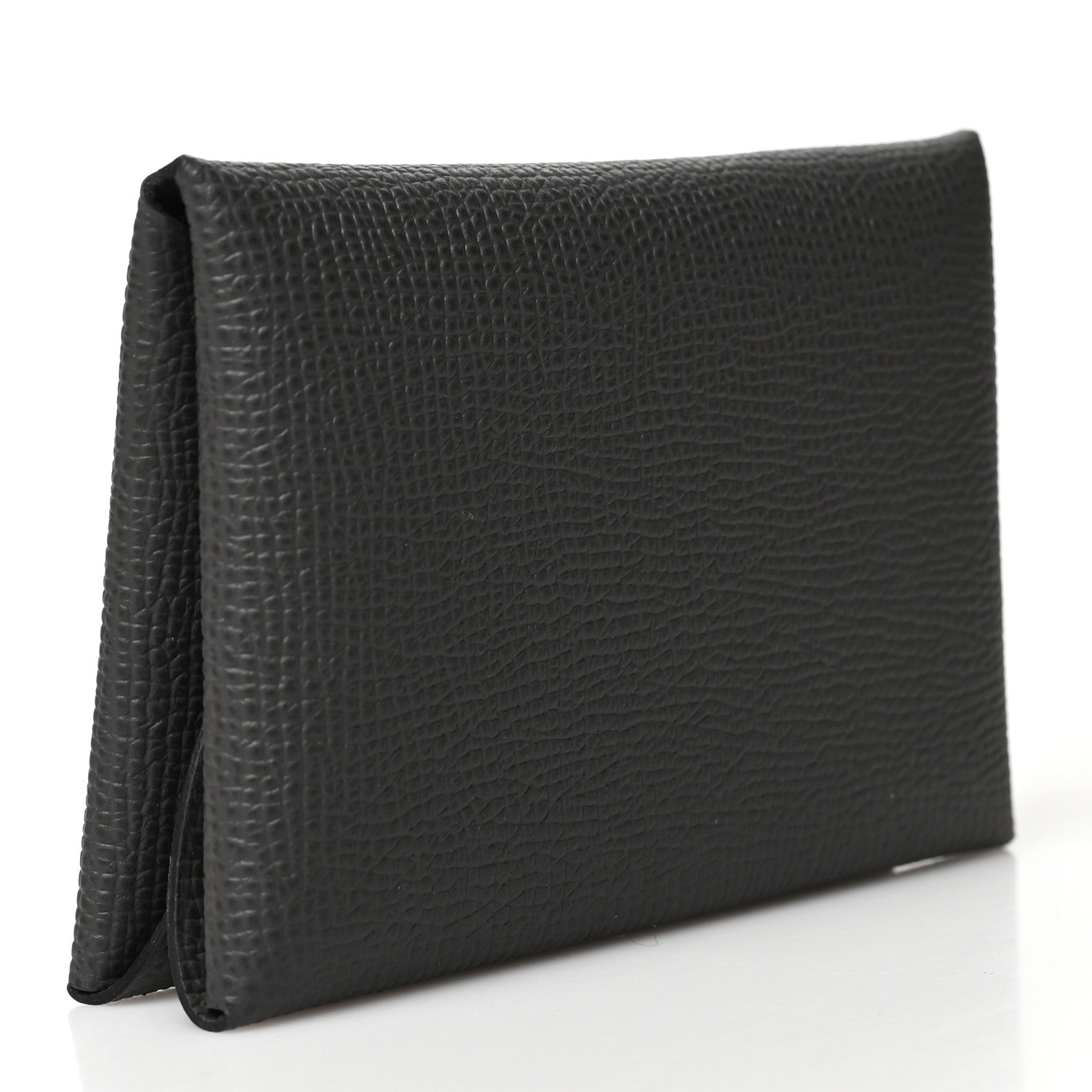 Hermes Epsom Calvi Duo Card Case Gris Meyer 3 of 8