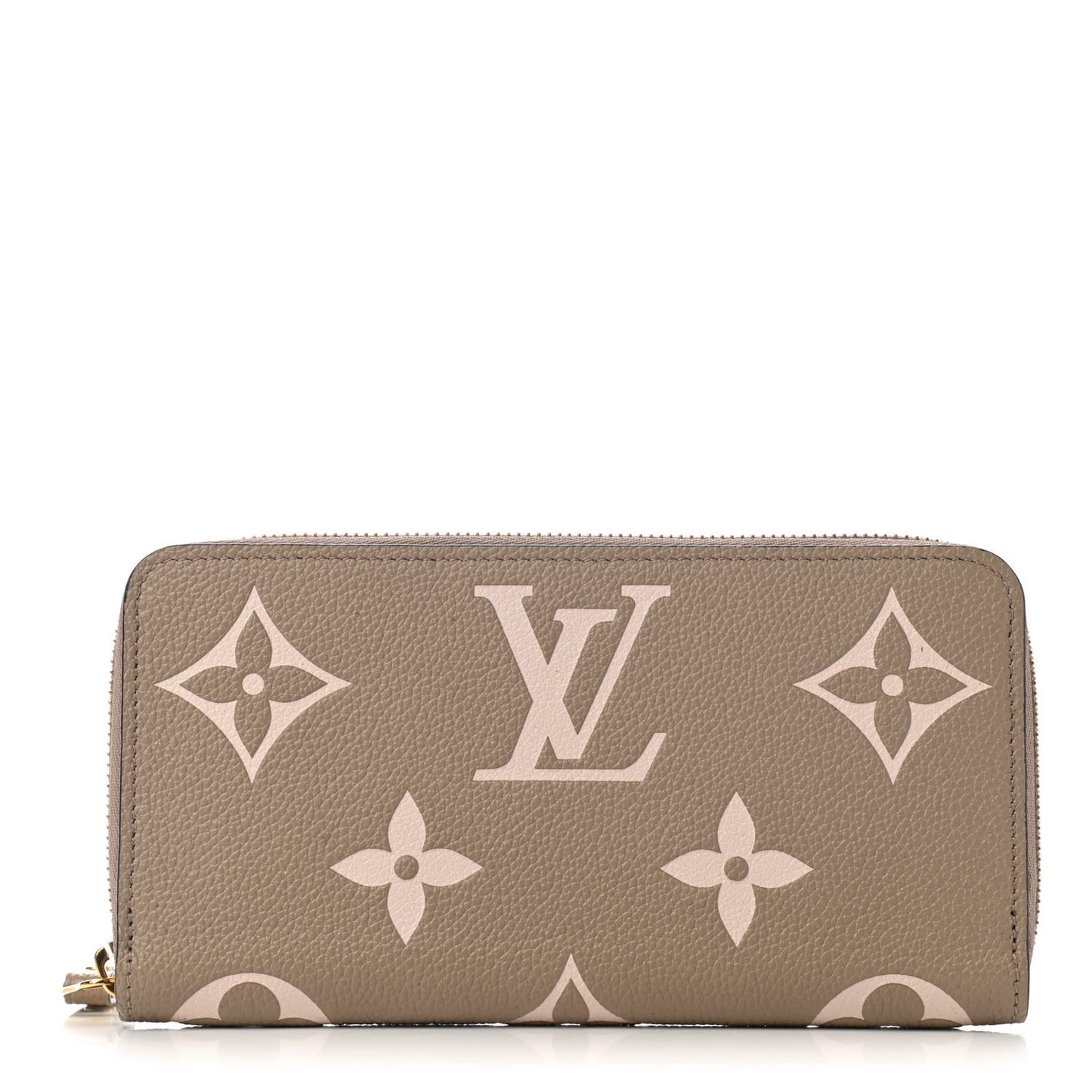 Empreinte Monogram Giant Zippy Wallet Tourterelle Creme