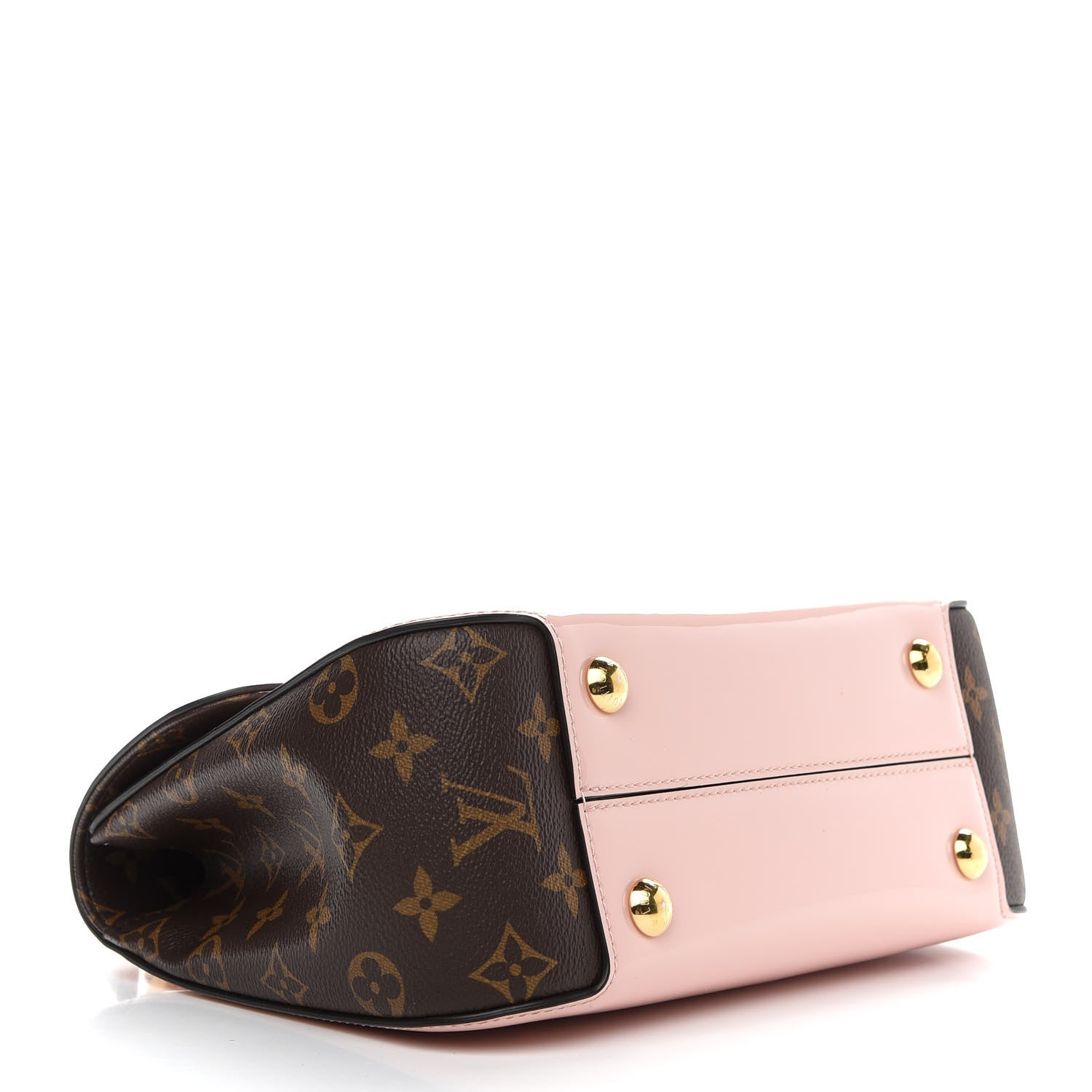 Louis Vuitton Patent Calfskin Monogram Cherrywood PM Rose Ballerine 4 of 10