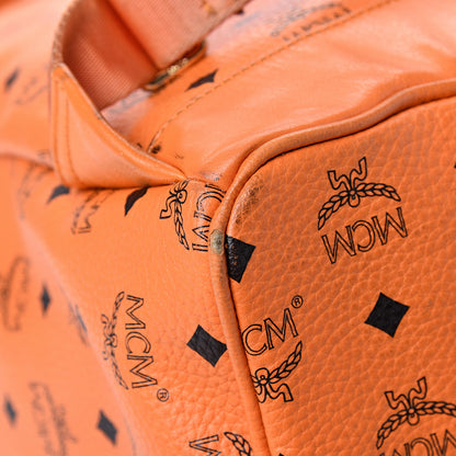 MCM Visetos Side Stud Large Stark Backpack Orange 11 of 21