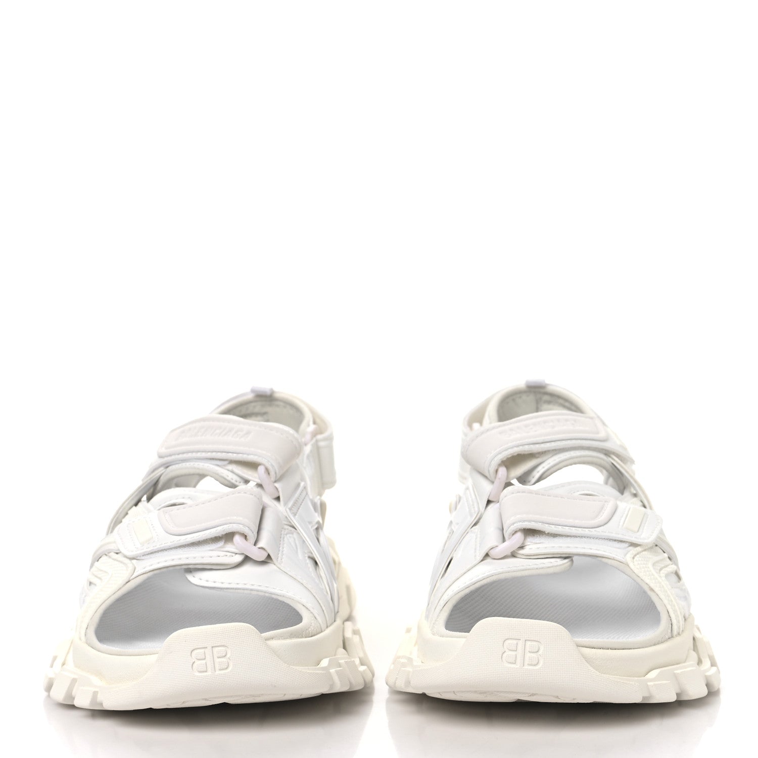 Balenciaga Neoprene Rubber Womens Track Sandals 41 White 3 of 8