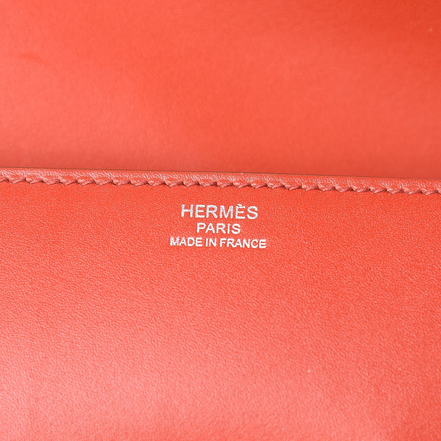 Hermes Tadelakt Egee Clutch Sanguine 6 of 11