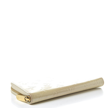 Louis Vuitton Vernis Zippy Wallet Blanc Corail 4 of 13