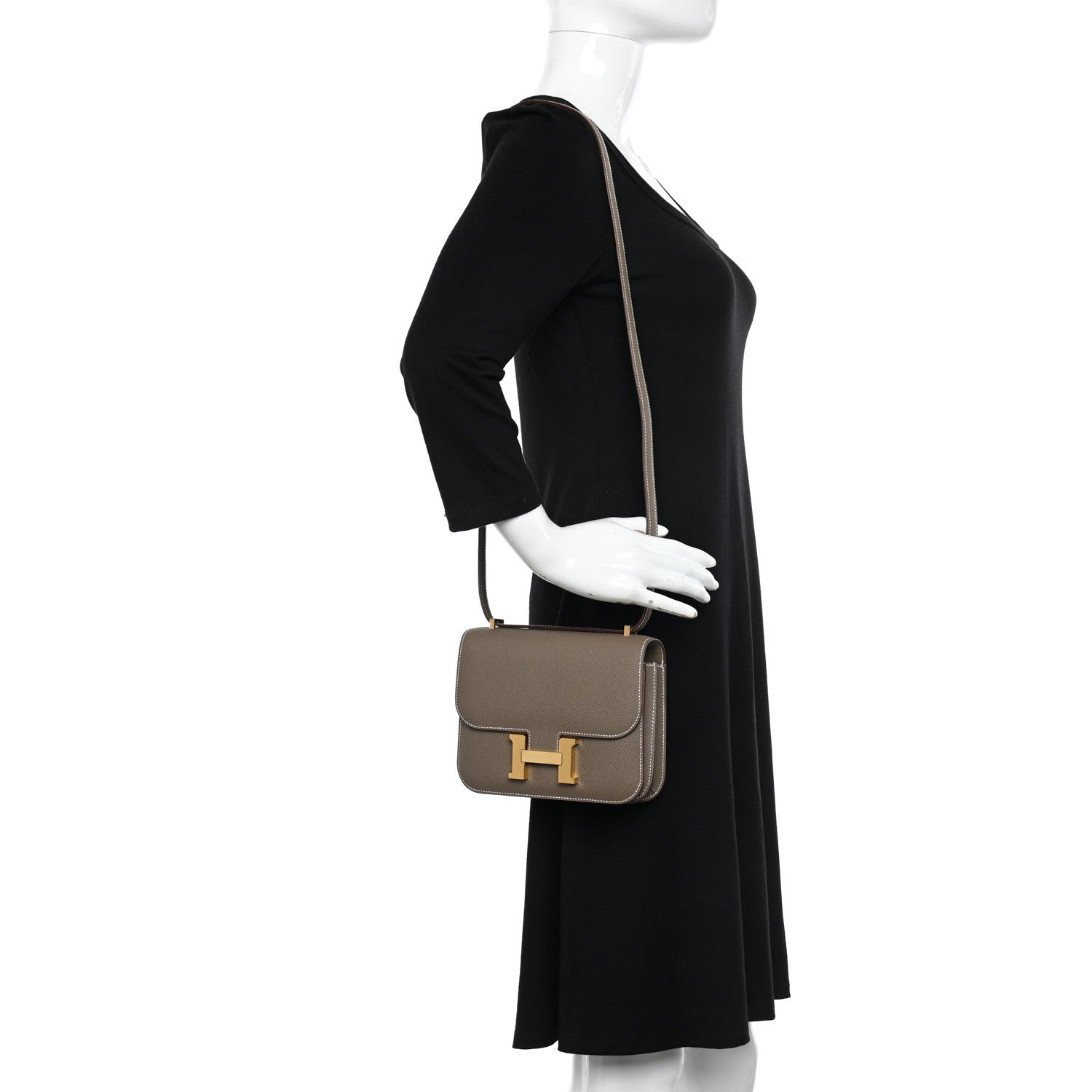 Hermes Epsom Constance 18 Etoupe 2 of 10