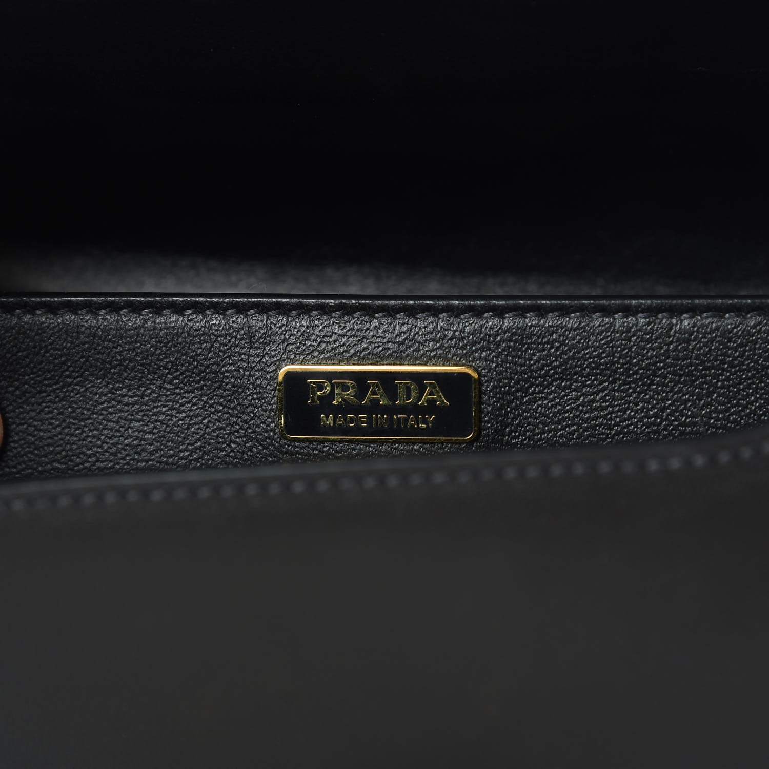 Prada City Calf Saffiano Cahier Bag Black 8 of 10