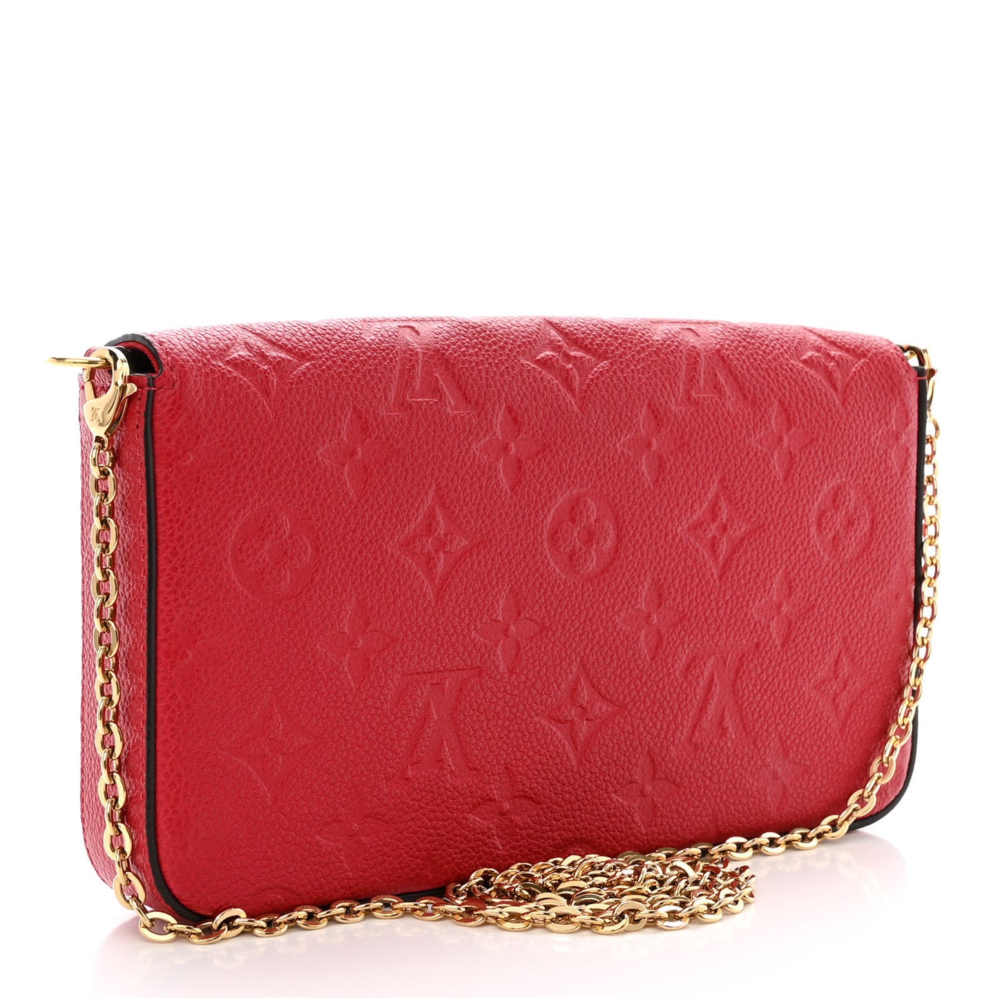 Empreinte Pochette Felicie Chain Wallet Cherry