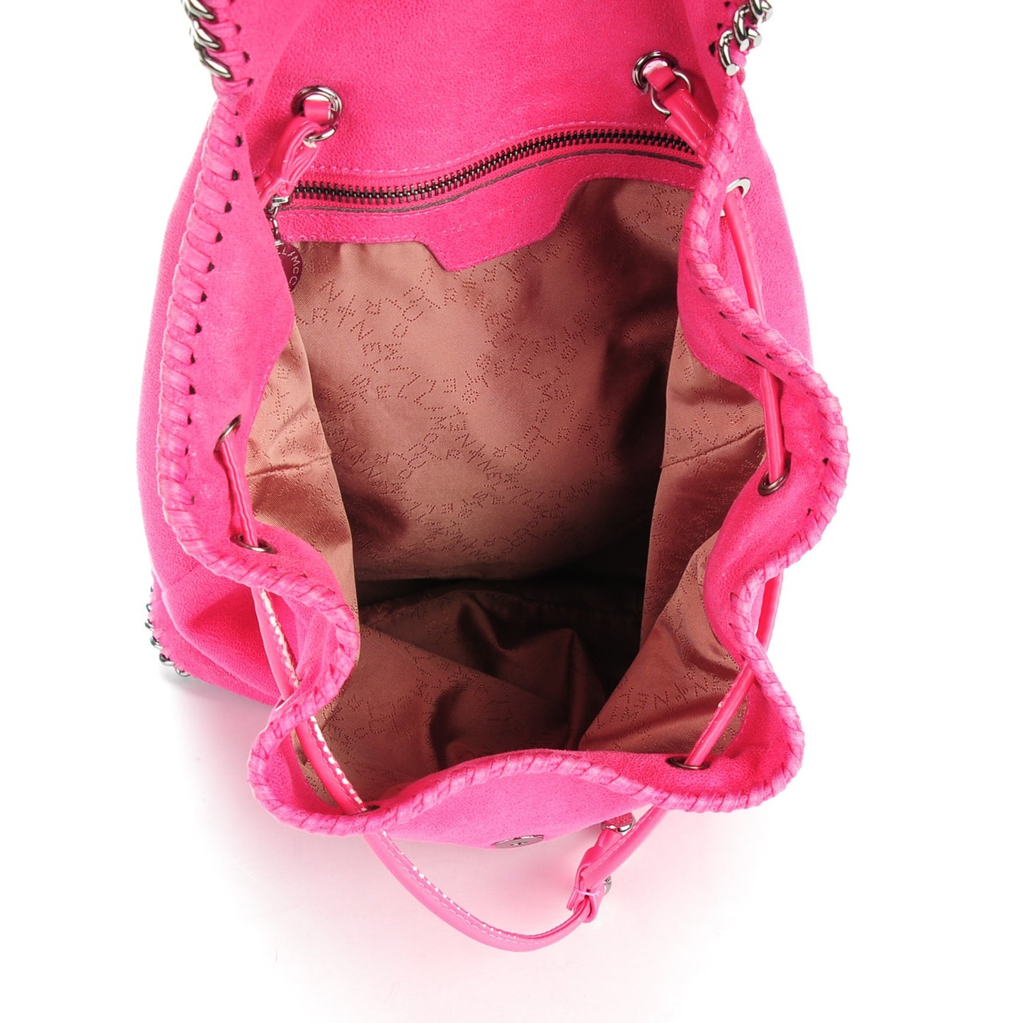 Shaggy Deer Falabella Backpack Pink Fluo