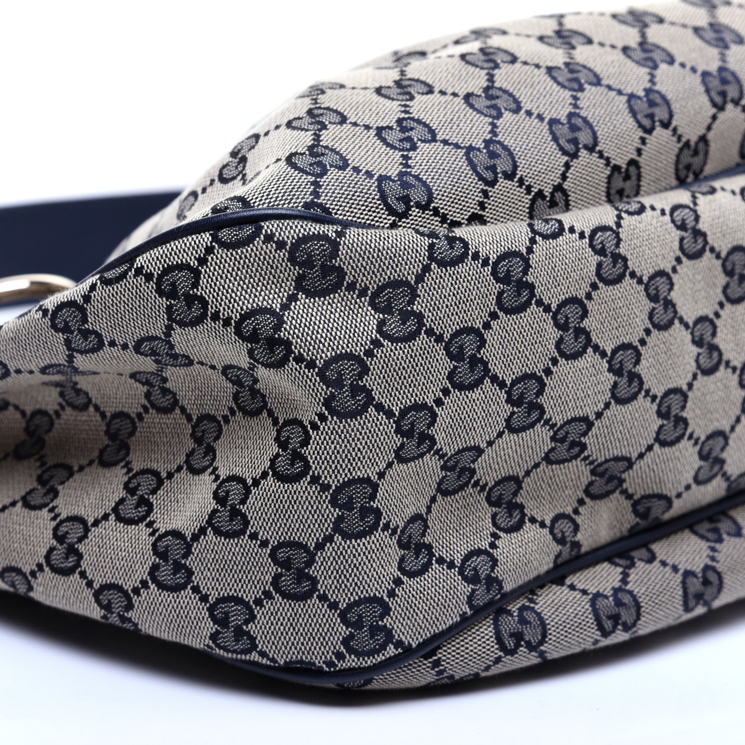 Gucci Monogram Medium Sukey Hobo Navy 6 of 14
