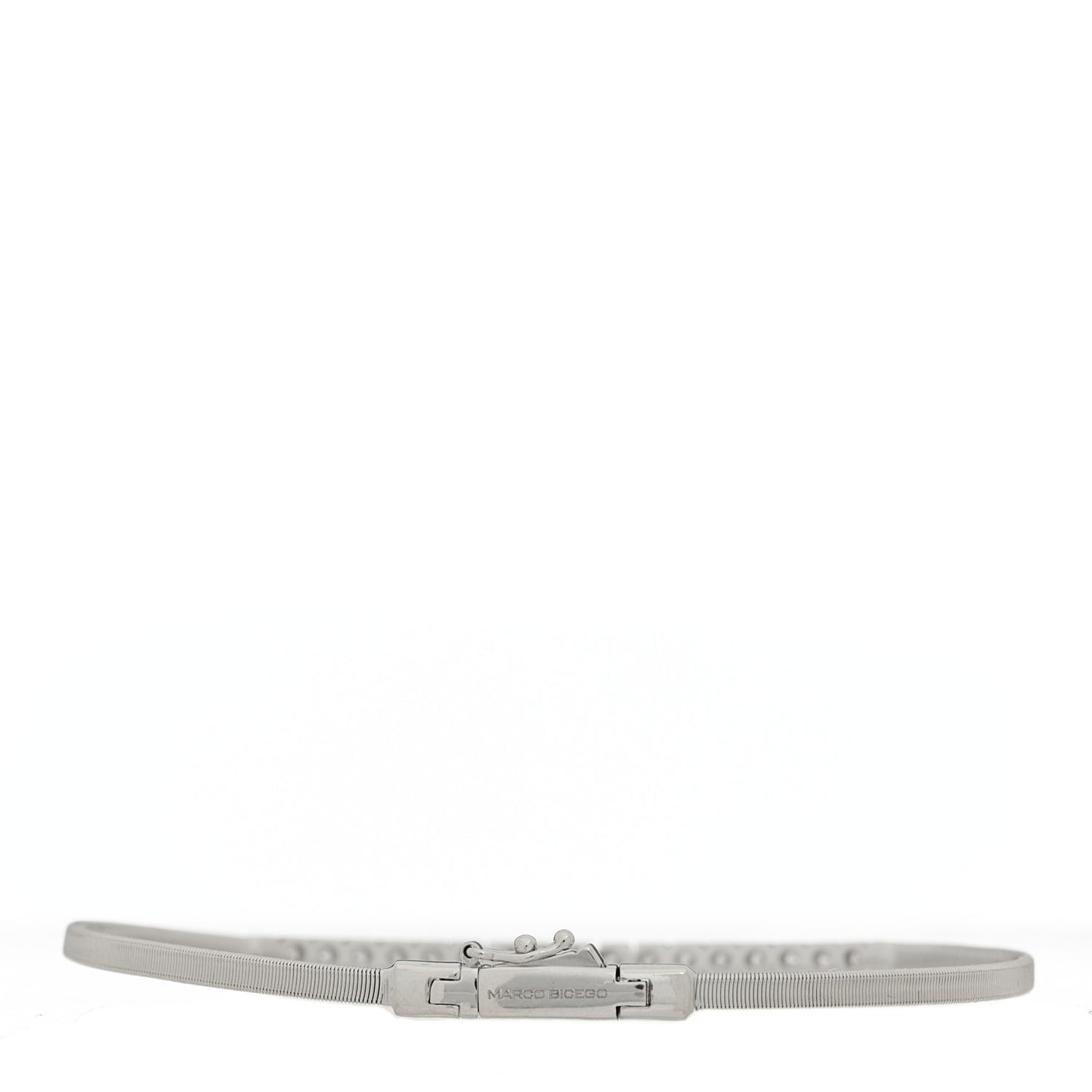 18K White Gold Diamond Masai Bracelet