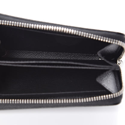 Louis Vuitton Taiga Zippy Coin Purse Vertical Black 5 of 7