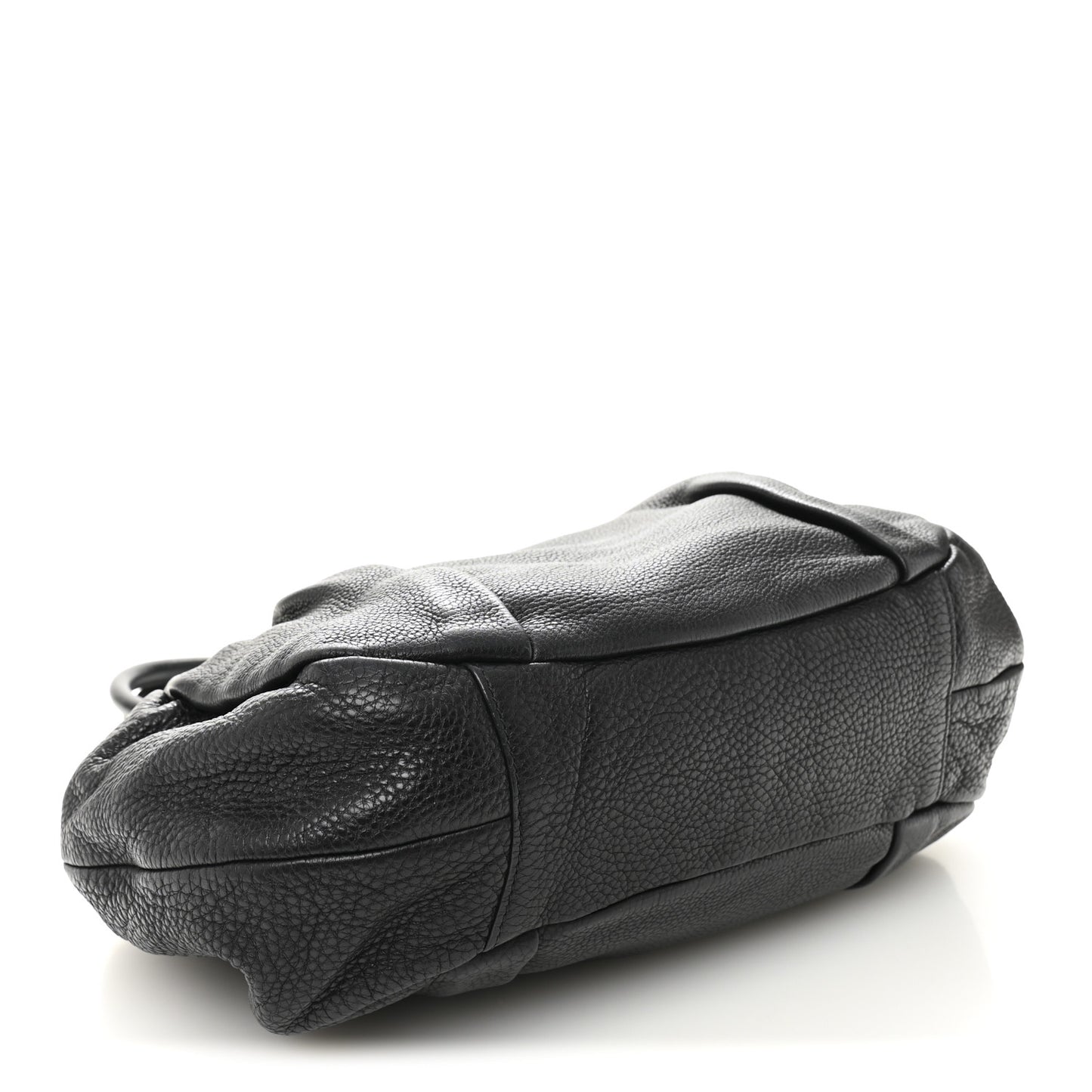 Vitello Daino Shoulder Bag Black