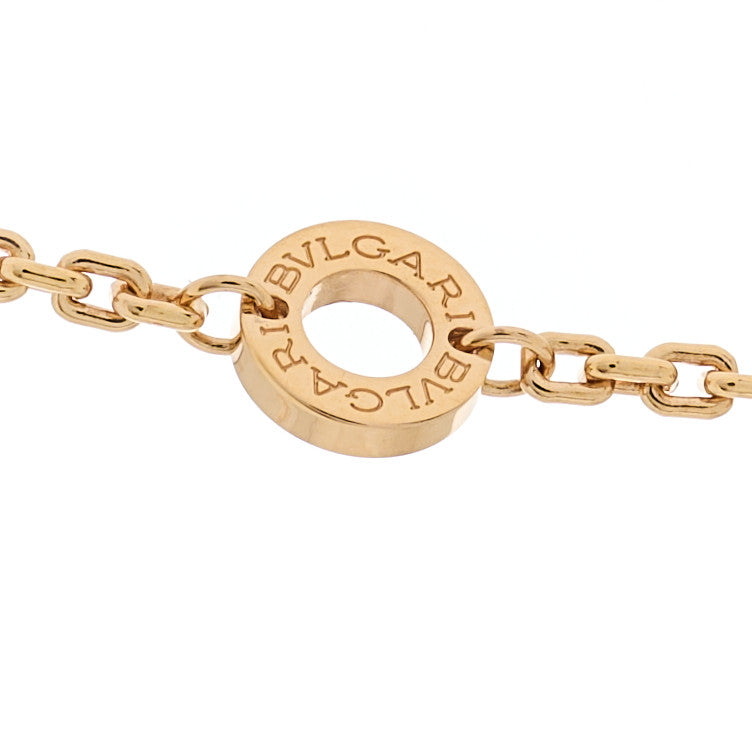 18K Rose Gold Diamond Serpenti Viper Demi Pave Pendant Necklace