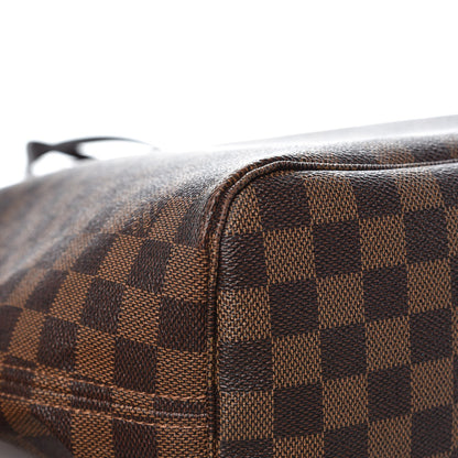 Louis Vuitton Damier Ebene Neo Neverfull MM Rose Ballerine 12 of 15