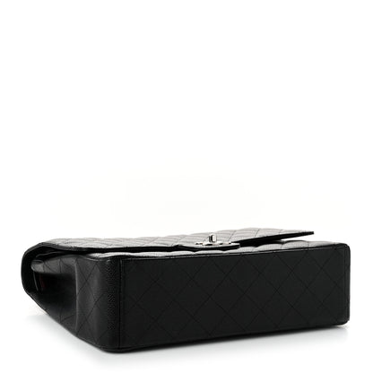 Chanel Caviar Quilted Maxi Double Flap Black 4 of 12