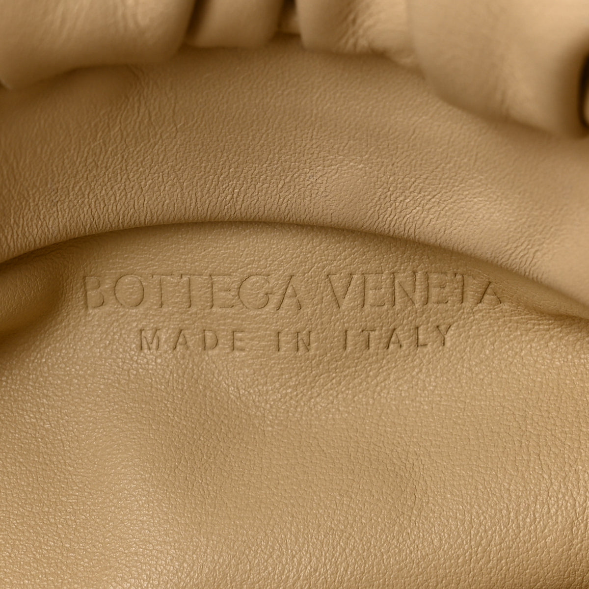 Bottega Veneta Calfskin The Pouch Chain Almond 6 of 10