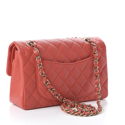 Chanel Caviar Quilted Small Double Flap Red 3 of 10