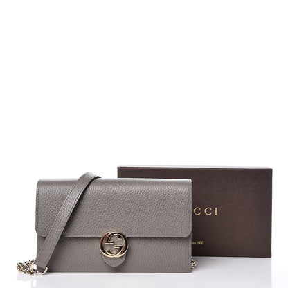 Gucci Dollar Calfskin Interlocking G Chain Wallet Loess 11 of 11