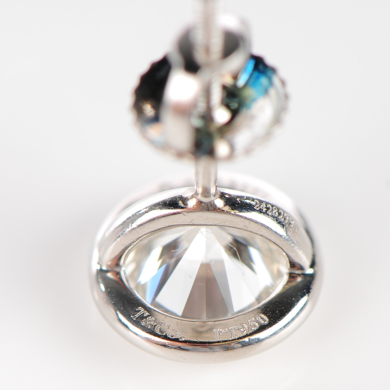 Tiffany Platinum Diamond 2.0ctw Elsa Peretti Diamonds By The Yard Earrings 8 of 11