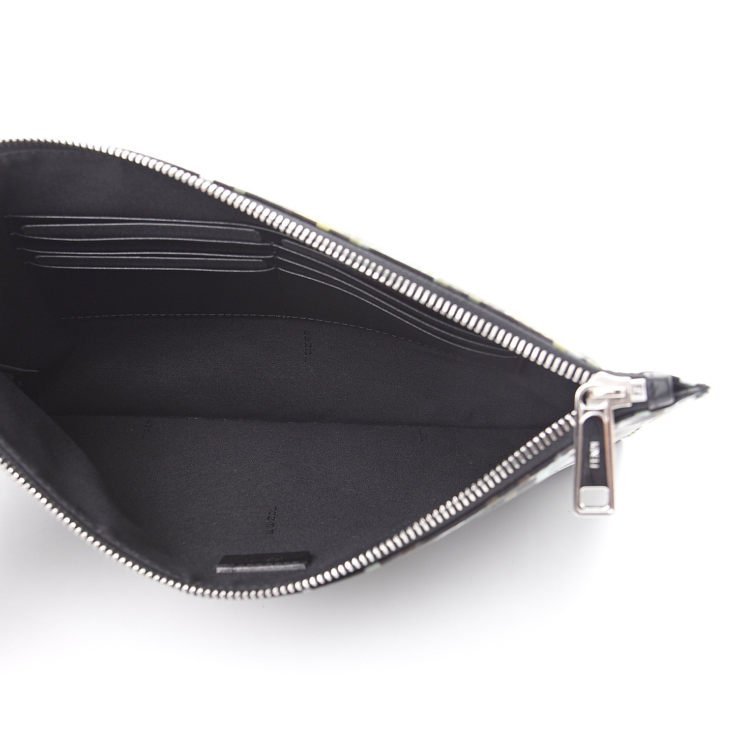 Nylon CamouFF Large Flat Pouch Black Multicolor