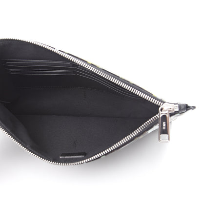 Fendi Nylon CamouFF Large Flat Pouch Black Multicolor 4 of 6