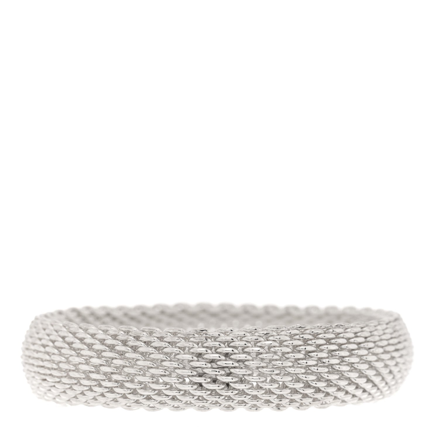 Tiffany Sterling Silver Somerset Mesh Bracelet 2 of 3