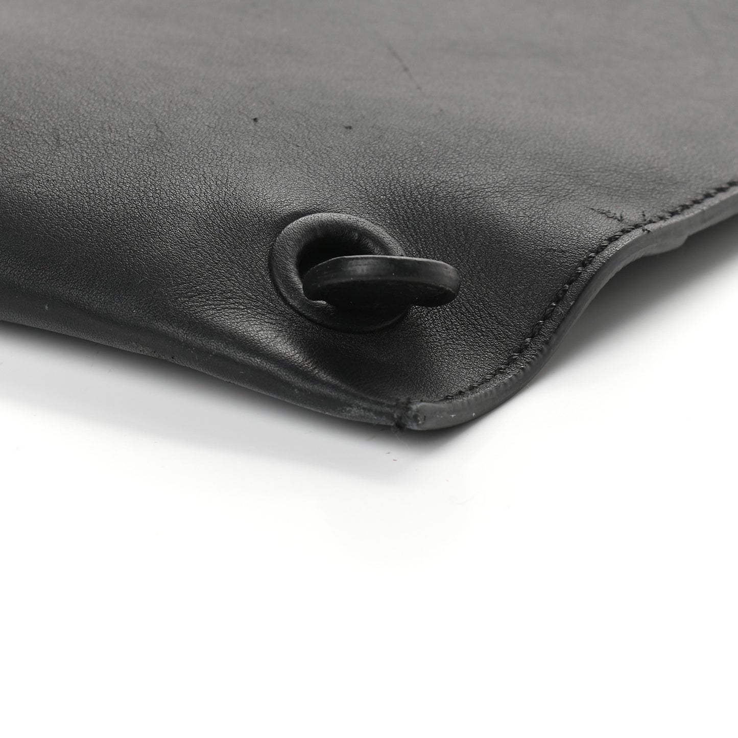 Soft Calfskin Graffiti Drawstring Backpack Black