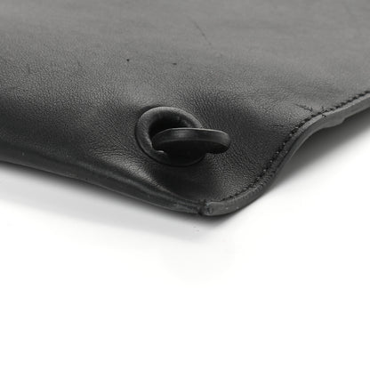Burberry Soft Calfskin Graffiti Drawstring Backpack Black 8 of 12