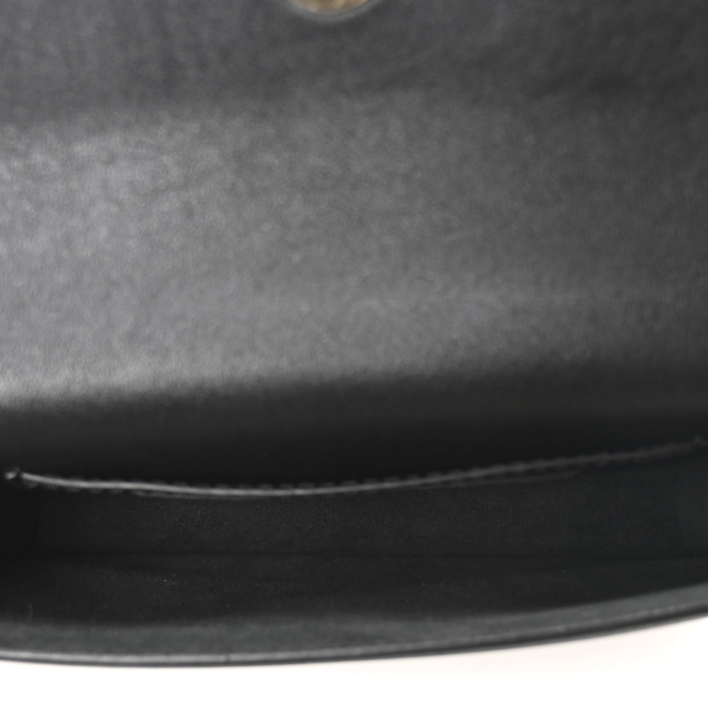 Calfskin LV Bloom Wallet On Chain Black