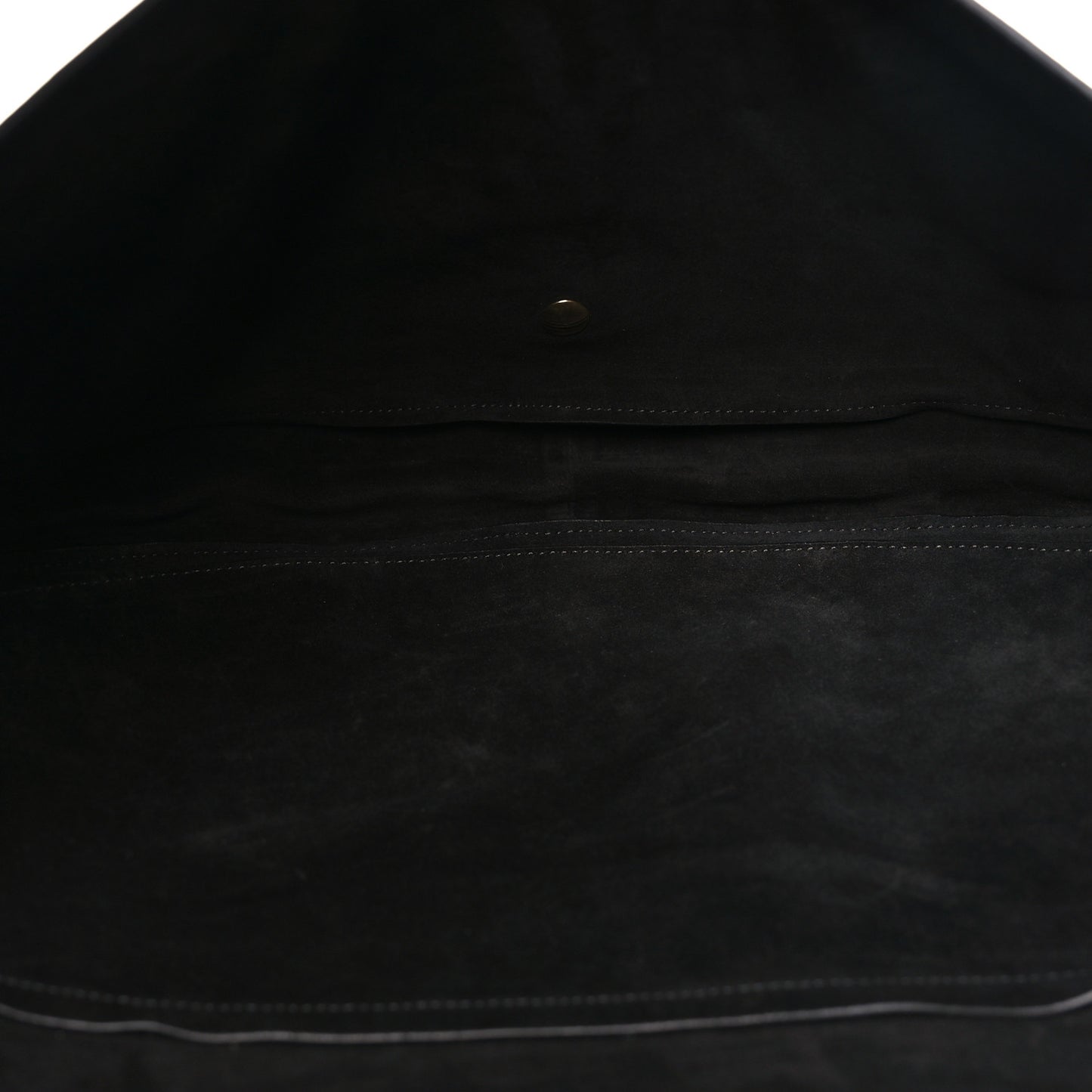 Shiny Lambskin Soft Triomphe Half Moon Bag Black