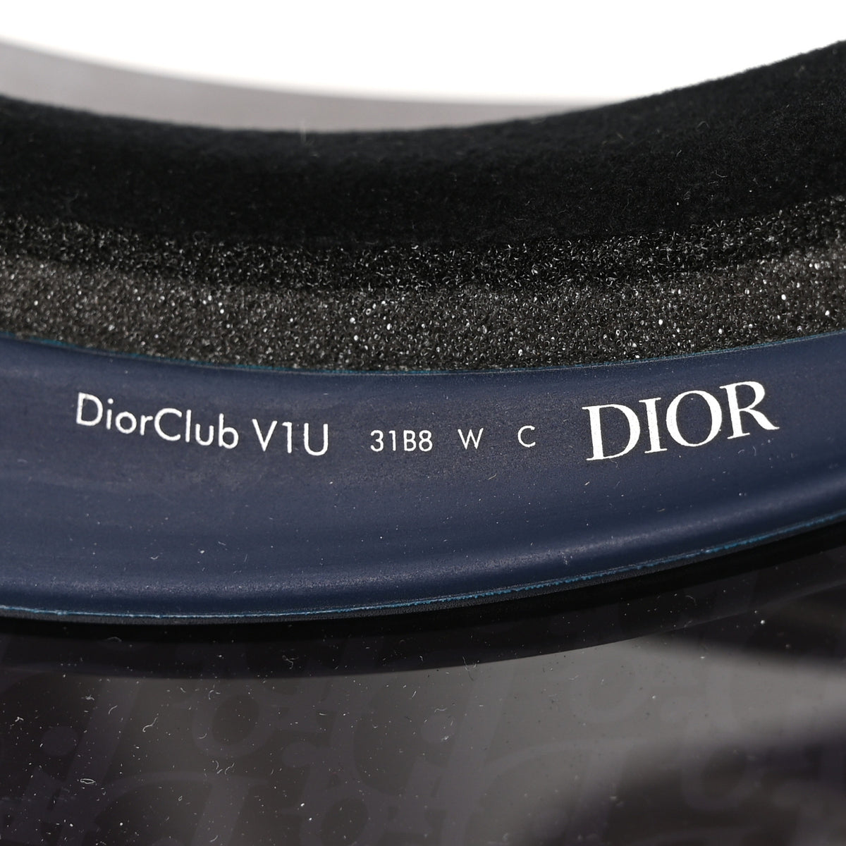 Oblique DiorClub V1U Sun Visor Blue