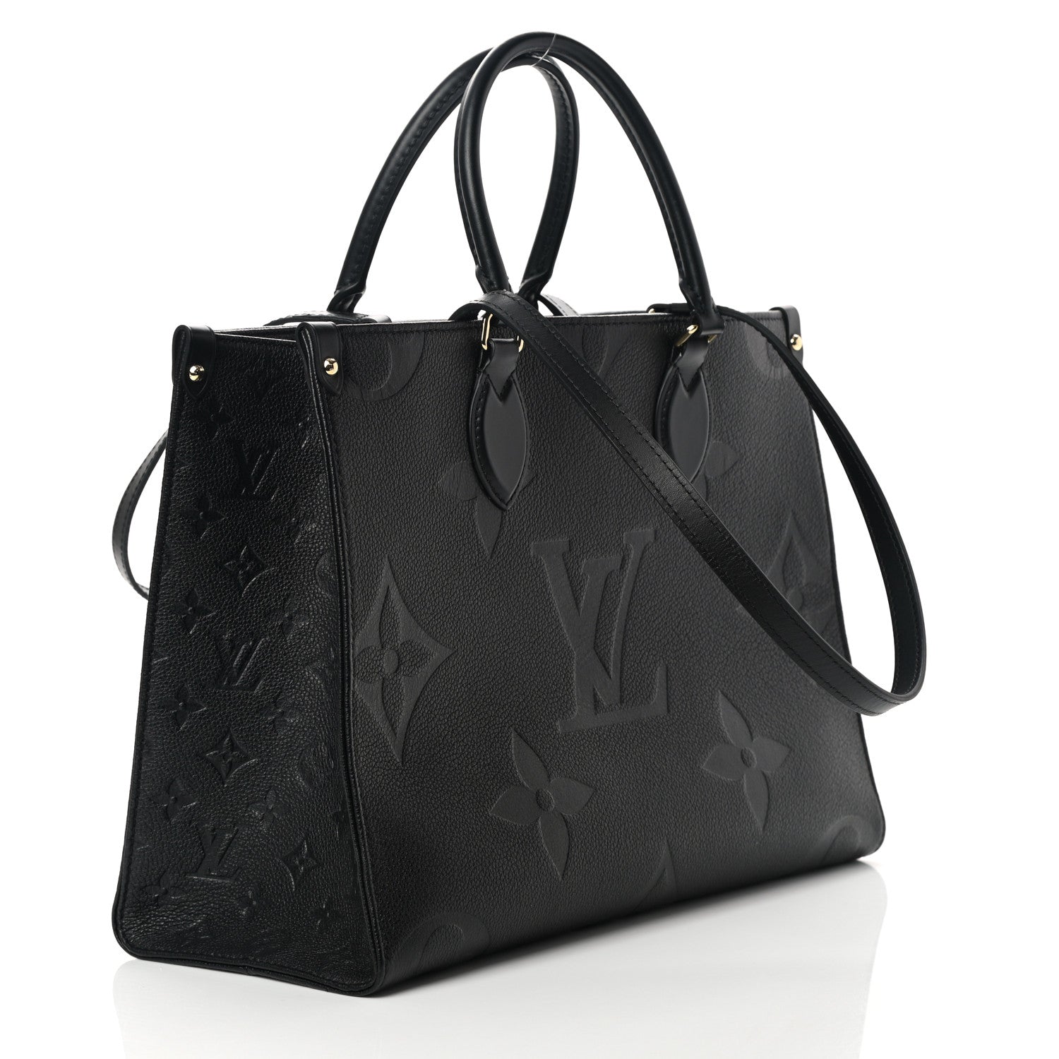 Louis Vuitton Empreinte Monogram Giant Onthego MM Black 3 of 8