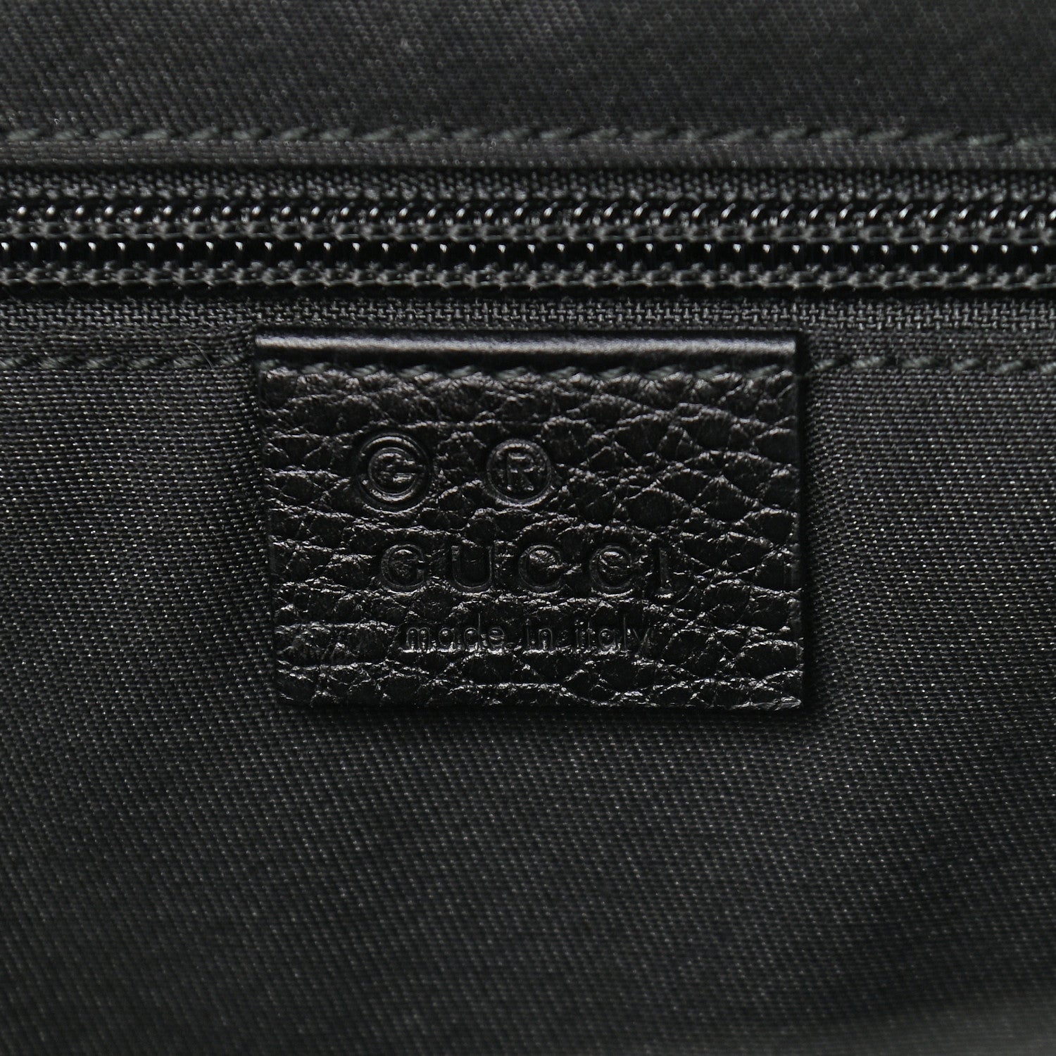 Gucci Nylon Monogram Executive Bag Black 7 of 11