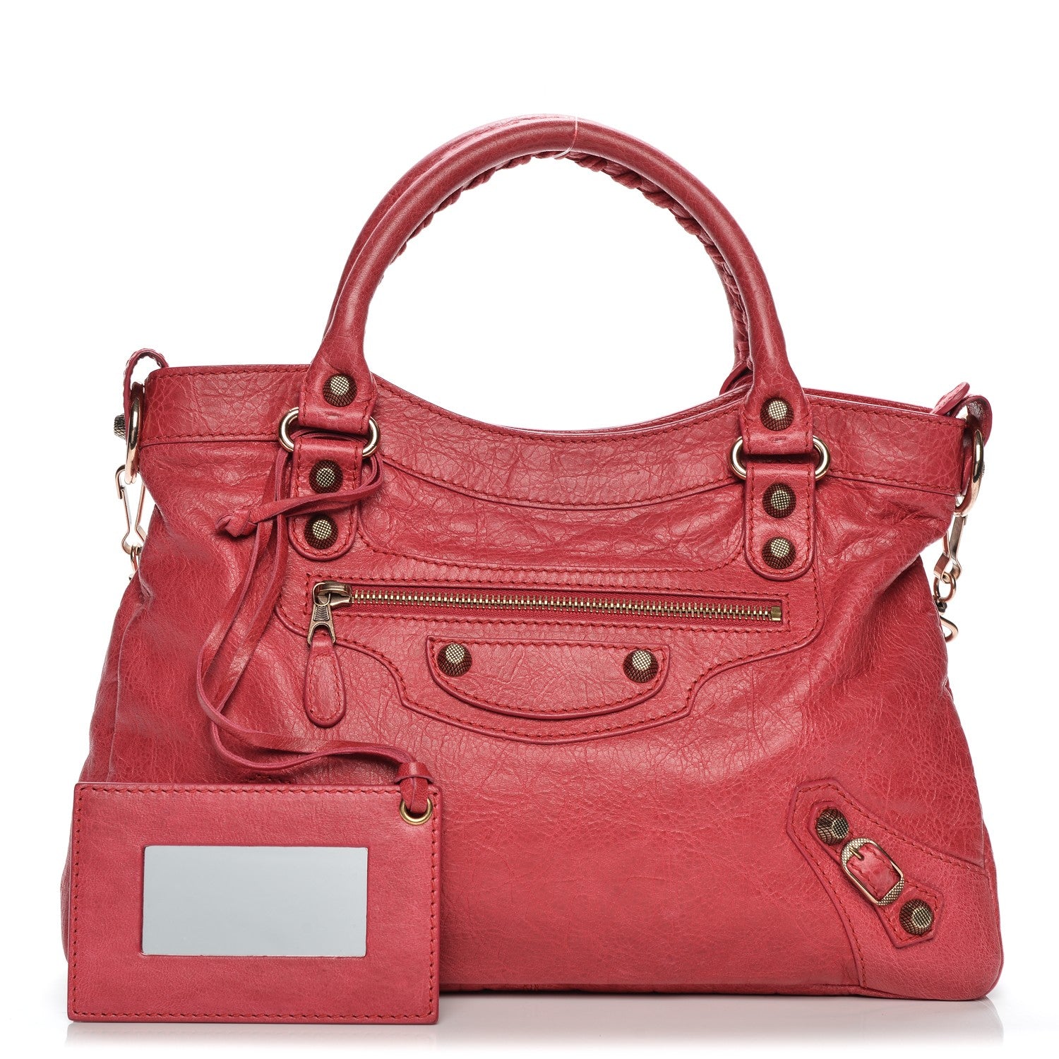 Balenciaga Agneau Giant 12 Rose Gold Hardware Town Rose Thulian 1 of 12