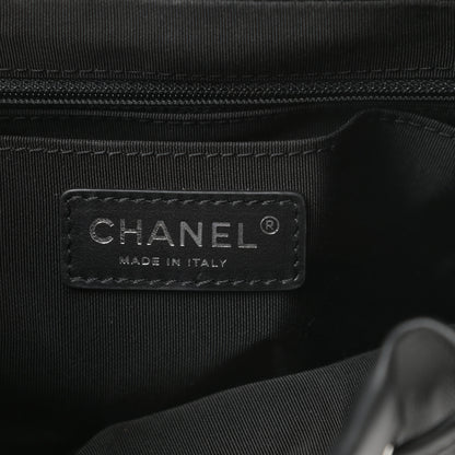 Chanel Calfskin Chevron Quilted Large Urban Spirit Backpack Black 6 of 16