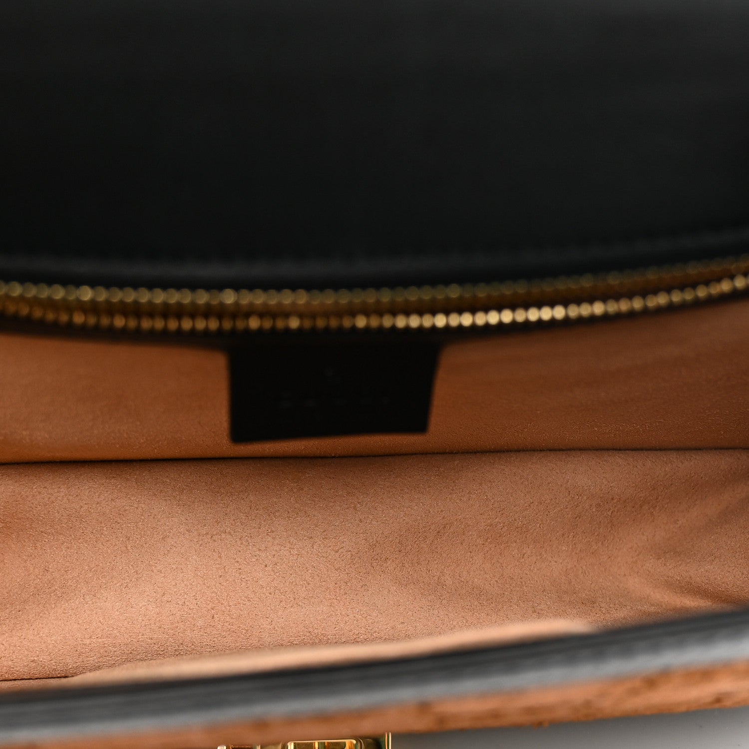 Gucci Velvet GG Monogram Web Small Sylvie Shoulder Bag Brown Black Oro Vecchio 5 of 11