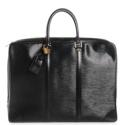 Louis Vuitton Epi Porte-Documents Voyage Briefcase Black 1 of 7